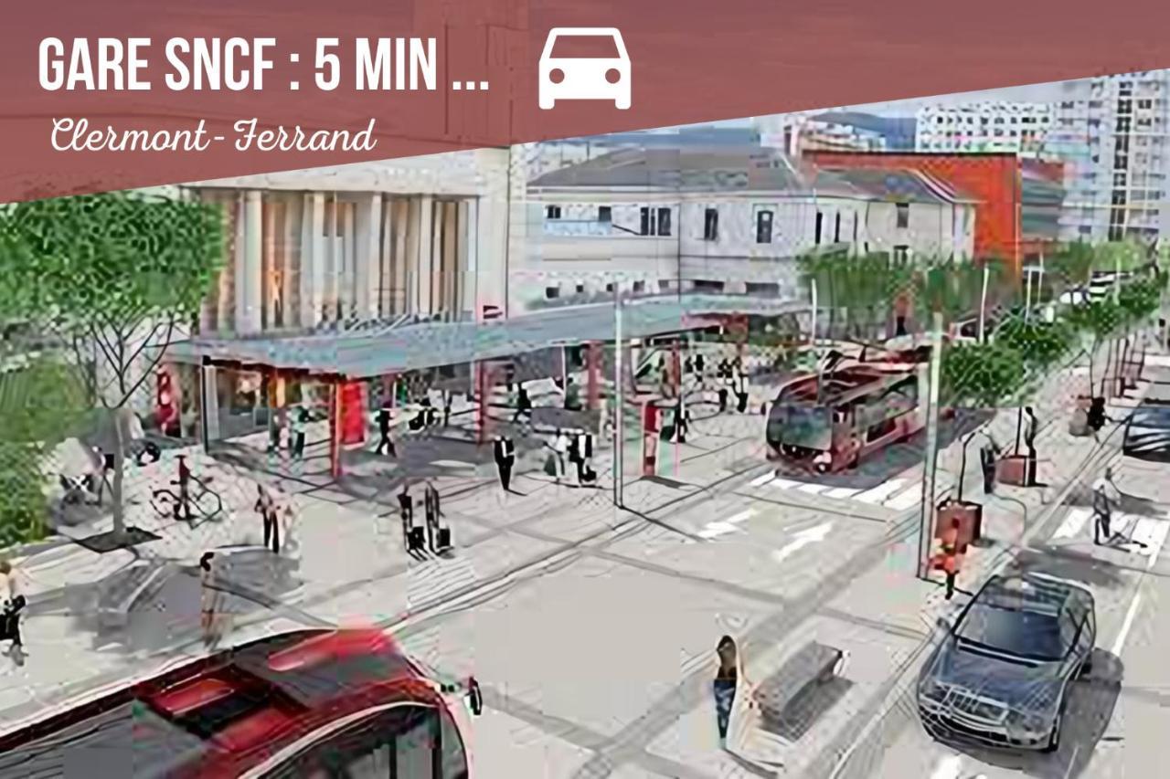 #Le Cocon Des Volcans#Parking Prive/Montferrand Clermont-Ferrand Exterior foto