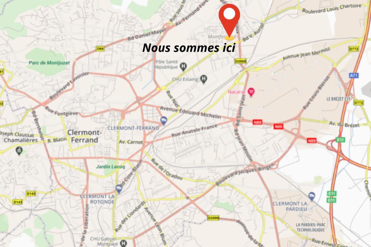 #Le Cocon Des Volcans#Parking Prive/Montferrand Clermont-Ferrand Exterior foto